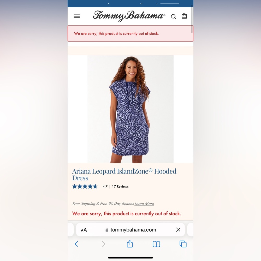 Ariana Leopard IslandZone Hooded Dress